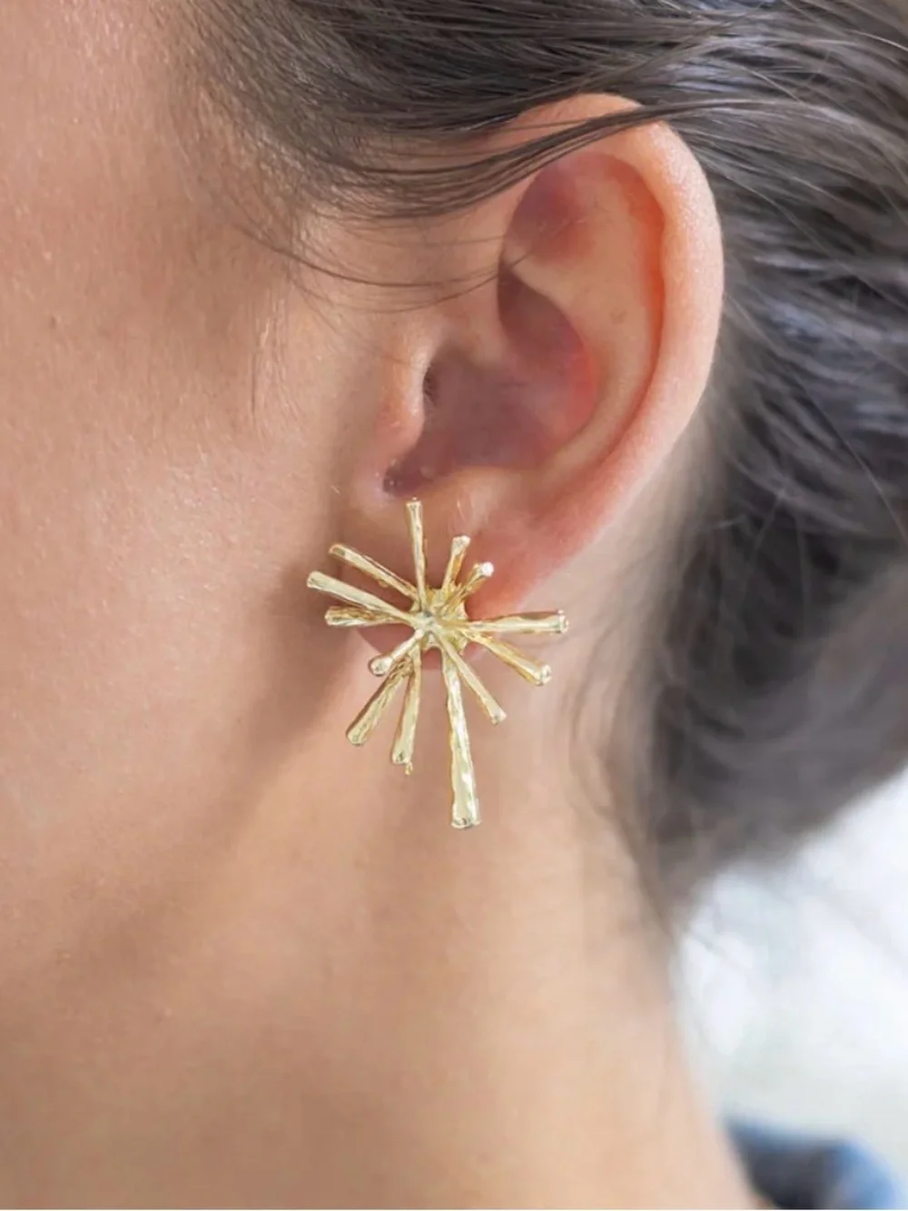 Erin McDermott Starburst Gold Studs